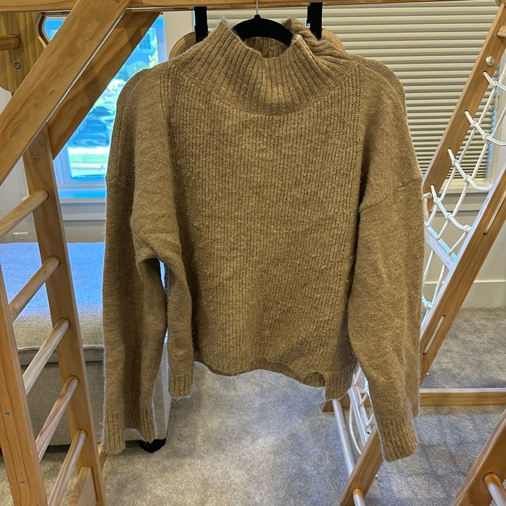Cowl neck Topshop long sleeve sweater